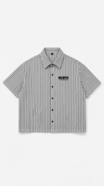 CAMISA BOXY FIT RAYADO - Imagen 3