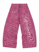 Pantalón Baggy Animal Print Rosa - Imagen 2